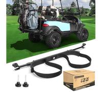 10L0L Universal Soporte para Bolsa de Golf No Requiere perforación para Yamaha, EZGO, Club Car, Porta Palos Ajustable para el Asiento Trasero del Carro de Golf, Se Incluye una Correa Adicional