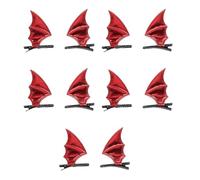 10LOTS Horquilla Cómodo Clip para el Cabello Estilo Gothism Horquilla para Fiesta y Festival Ropa