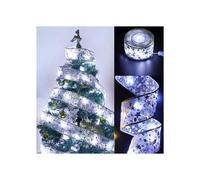 10m 100 LED String Lights, LED Strip for Christmas Tree, Decorative Garland for Weddings, Christmas, New Year, Warm White