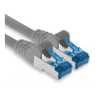 10m - CAT.6 - Cable de red Ethernet Gigabit Lan RJ45 CAT6 Cat6a 10Gbit/s - gris - 1 pieza
