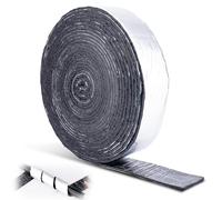 10m Cinta Aislante para Tuberías, 5cm Ancho Envoltura Aislante para Tuberías de Agua de Invierno Protección Autoadhesiva Contra el Frío y el Calor Cinta de Aluminio para Exteriores