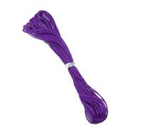 10m de 27 Colores Camilla de algodón de algodón Cierro de Hilo de Bricolaje Collar de Pulsera Tejida Accesorios de joyería para Hacer Pulsera-Purpre-diia 1 mm de Longitud 1m