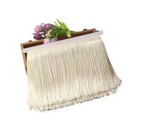 10M de Ribete de Flecos para Vestido Latino, Adornos de 30cm, Borde Decorativo, Borla Costura de Poliéster, Pasamanería para Coser/Ropa/Cortinas (A)