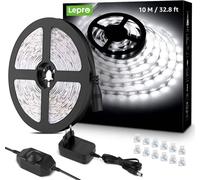 10m establecido White 6000K LED Strip IP20 + Dimmer