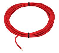10m FLRY Cable del vehículo Rojo 1mm² Ronda Cable Alambre Trenzado Car Cable de alimentación