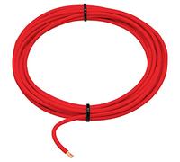 10m FLRY Cable del vehículo Rojo 2,5mm² Ronda Cable Alambre Trenzado Car Cable de alimentación