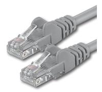10m - gris - 1 pieza - Cable de red Ethernet con conectores RJ45 CAT6 CAT 6 Cat.6 1000 Mbit/s