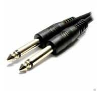 10m Guitarra Audio Cable 6.35mm 0.6cm Mono Conector A 6.35mm Módulo Adicional
