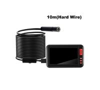 (10M Hard Wire, Multicolor) P20 Industrial Endoscope Borescope Inspection Camera Built-in 8pcs LEDs 8mm Lens with 4.3 Inch High-