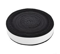 10m Microfiber Towel Grip Tape for para badminton Tennis Racket(Black) | High-absorbency microfiber, para instant sweat control, secure hold, 10m length, blue black red orange