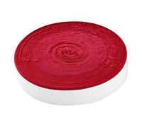 10m Microfiber Towel Grip Tape for para badminton Tennis Racket(Red) | High-absorbency microfiber, para instant sweat control, secure hold, 10m length, blue black red orange