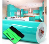 10m Oracal 621 Brillo 055 Mint Plotter Lámina + Rasqueta Lámina Adhesiva Lámi...