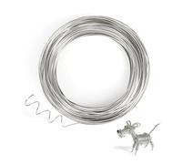 10m/rollo 0,30/0,4/0,5/0,6/0,7/0,8/1,0mm alambre de trampa acero inoxidable suave for manualidades y fabricación joyas(0.5mm 10m)