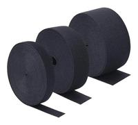 10M Sewing Elastic Band 10/15/20/25/30/40/50mm Knit Double-Side Spool Stretch Elasticity Strap For DIY Craft Pants(Black,Width 30mm)