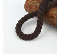 10Meters 3 Shares Twisted Cotton Cords 10mm DIY Craft Decoration Rope Cord For Bag Drawstring Belt 20 Colors(Brown)