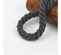 10Meters 3 Shares Twisted Cotton Cords 12mm DIY Craft Decoration Rope Cord For Bag Drawstring Belt 20 Colors(WHITE)