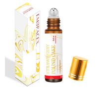 10ml Aceites Aromáticos Roll-On con Aroma a Pastel de Fresa, Ambientador para Auto de Larga Duración, Regalos de Aceite Aromático Roll-On, Aceite para Difusor de Varillas