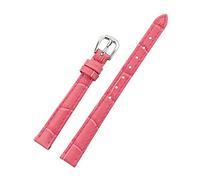 10mm Correa de reloj colorida de ancho pequeño para mujer, accesorios de repuesto, elegante patrón de bambú, broche para reloj, pulsera, pulsera, 10mm