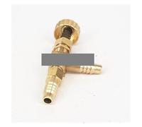 10mm Hose Barbed Elbow Brass Needle Valve Control Valve With Spring For Gas