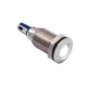 10mm Indicator Light Warning Panel Mount Amber White Blue Red Signal 12V 24V 110V 220V 1Pcs(A,Other Voltage)