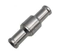 10mm Inline One-Way Non-Return Check Valve Fuel Water Gas Air Vacuum Aluminum Valve
