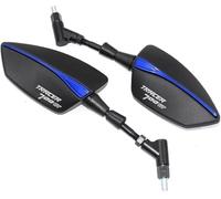 10mm Motorcycle Adjustabale Rearview Rear View Mirrors Side Mirror Compatible with Yamaha Tracer 900GT 700GT 700 900 GT MT09 MT07 MT 07 09(Tracer 700gt Blue)