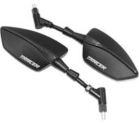 10mm Motorcycle Adjustabale Rearview Rear View Mirrors Side Mirror Compatible with Yamaha Tracer 900GT 700GT 700 900 GT MT09 MT07 MT 07 09(Tracer Black)