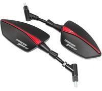 10mm Motorcycle Adjustabale Rearview Rear View Mirrors Side Mirror Compatible with Yamaha Tracer 900GT 700GT 700 900 GT MT09 MT07 MT 07 09(Tracer 900gt Red)