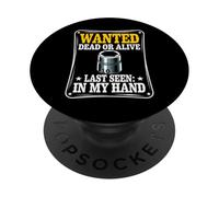 10MM Socket Wanted Poster Car Guy Funny Car Mecánico PopSockets PopGrip Adhesivo
