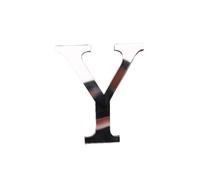 10pc Acrylic Mirror 3D Alphabet House Number Wall Sticker English Decoration Wedding Love Letters Decorative(Color09)