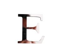 10pc Acrylic Mirror 3D Alphabet House Number Wall Sticker English Decoration Wedding Love Letters Decorative(E)