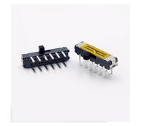 10pc MSK-42D01 G2mm Toggle 12-pin 2-speed horizontal plug-in sliding switch