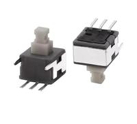 10PC PB22E69A-P Interruptor de llave autoblocante de una sola 7 * 7 * 11 Inserto horizontal Inserto lateral de 3 pies Cabeza plana alta Controls Switches