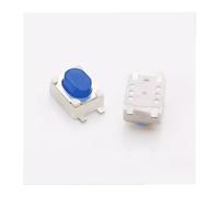 10pc TS-A017B Touch switch 4 pin flat silicone blue button Car key Remote control 3 * 4 * 2.5