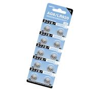 10pcs 1.55V 32MAH AG6 Cell Alkaline Coin Cell SR920SW SR69 SR921 LR920SW 280-31 V371 Botton De Batería Batterías para Reloj Potencia Electrónica del Juguete