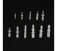 10pcs 1.6mm-6.4mm Conectores reductores Rectos Rectos for la Manguera de riego del jardín Micro Sistema de riego (Color : 3mm 4mm)