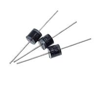 10pcs 10A10 Diodo rectificador 10A 1000V R-6 Diodos electrónicos axiales de silicio