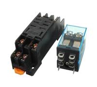 10Pcs 12V 24V DC 110V 220V AC Coil Power Relay LY2NJ DPDT 8 Pin HH62P JQX-13F(Ac110v)