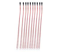 10pcs 1K / 5K / 10K Ohm MF52B Resistencias de Termistor de Alta Sensibilidad Con Sensor de Temperatura de Alambre Esmaltado de 60 Mm(5K)