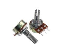 10PCS 20mm Shaft WH148 Potentiometer Kit Single Joint B20K ohm 3Pin With Nut And Washe