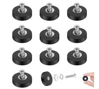 10pcs 22mm Imanes de Goma Imanes de Neodimio de Caucho Antideslizante para Vehículos Herramientas de Fijación