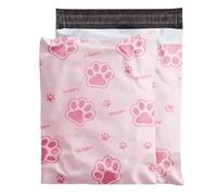 10PCS 25x33cm Colorful Poly Mailer Mix Pattern Bolsas de ropa Poly Mailer Self Seal Sobres Bolsa de regalo Courier Shipping Envelopes-Paws,25x33cm(10x13inch)