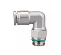 10Pcs 304 Stainless Steel Pneumatic Hose Fitting 1/8 1/4 3/8 1/2 PL Air Tube Connector Quick Release Pipe Fittings 4mm 6mm 8mm(PL4-G02)