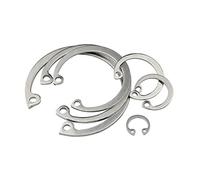 10pcs 40mm,Clips en C de acero inoxidable 304, anillo de seguridad interno, anillo elástico, anillo de retención interno