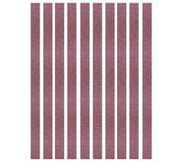 10pcs 452x15mm Cinturón de lijado de óxido aluminio Cinturón de lijado Banda abrasiva Herramienta de repuesto Afilador Kit de cinturón de repuesto para lijadora de banda 40-120 Grano(120 Mesh)