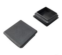 10pcs 45mm Square Tube End Covers Plastic Dust Seals for Furniture Frame Legs For Gym Facility Equipment and Commercial Display Racks