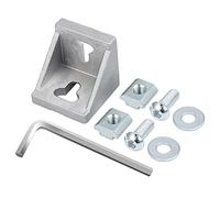 10pcs 45x45 Soporte de Esquina Aluminio eSynic Escuadra de Ángulo Recto Fijación de Ángulo para Impresora 3D, Enrutador CNC, Cortador Láser CNC, Proyectos de Robótica