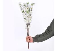 10pcs 65cm Artificial Flowers Peach Blossom Simulation Flower for Wedding Decoration Home Decor