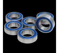 10pcs 6801-2RS Bearing 12x21x5mm Double Blue Rubber Sealed Thin Section Ball Bearing 686 688 6800 6802 6803 6804 6805 2RS Hardware(6805RS 25x37x7mm)