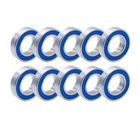 10PCS 6801RS Bearing 12x21x5 mm 6801-2RS Ball Bearings 61801 RS 6801 2RS With Blue Sealed Hardware(688RS 8x16x5mm)